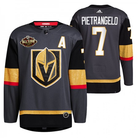 Vegas Golden Knights Trikot Alex Pietrangelo 7 2022 NHL All-Star Schwarz Authentic - Herren